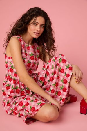 Radish Picnic Midi Dress