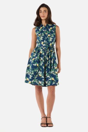 Yellow Robin Shirt Dress