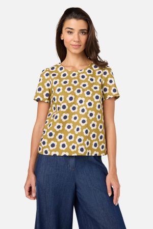 Janie 60'S Short Sleeve Top